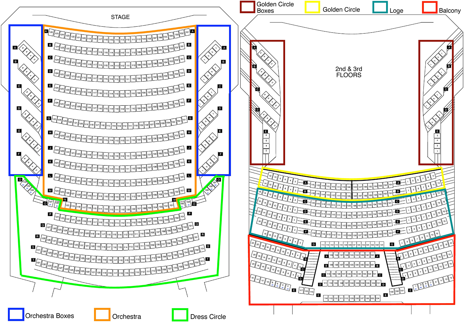 Theatre Seating Chart