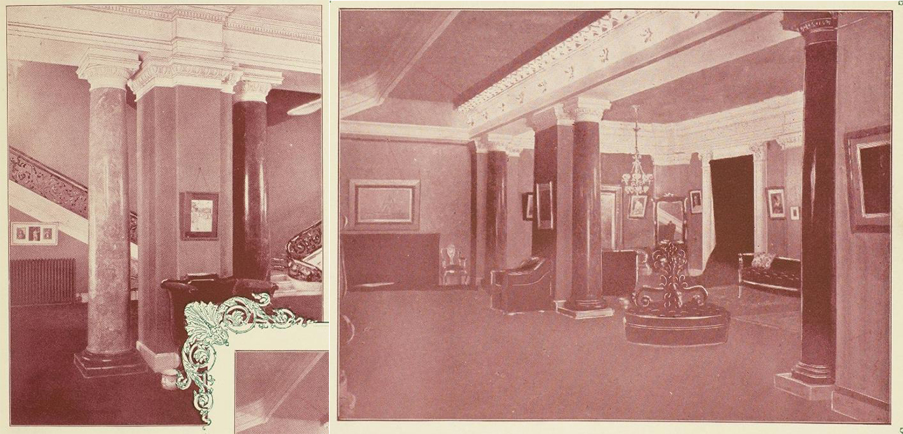 Original Valentine Lobby (from an 1896 Souvenir program)